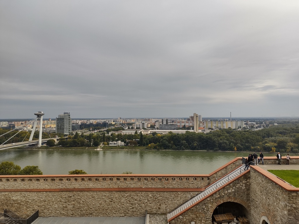 Veduta panoramica Castello di Bratislava